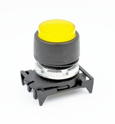 PPSL3 przycisk panelowy monostabilny podświetlany żółty