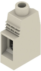 PCB terminal, 1 pole, pitch 15 mm, AWG 20-1, 127 A, screw connection, pebble gray, 1047200000