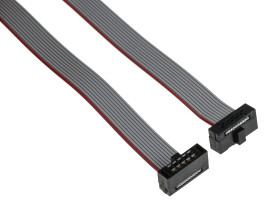 Kabel taśmowy 10-żyłowy raster 1.27mm Płaski, AWG 30 AWG Samtec 5,08 mm -40→ +105 °C