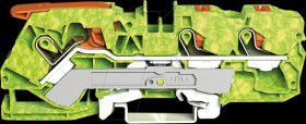 2110-5307 3-wire protective earth terminal, with lever and pusher 10 mm²,