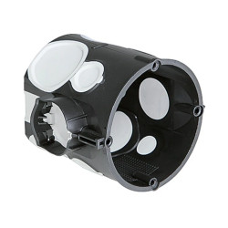 Puszka podtynkowa 60mm z membranami gł 66mm czarna wiatroszczelna /25szt./ 1555-21