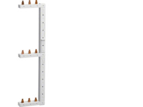 Szyna grzebieniowa kołkowa pionowa 3P 16mm2 do MCB 3-rzędowa prawa 125mm KCL368R HAGER
