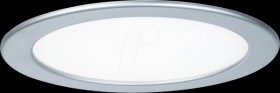 92072 LED recessed panel, 16.5 W, 4000 K, round, chrome
