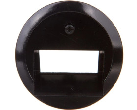 1930 Element centralny do gniazda przyłączeniowego UAE podwójnego czarny 140901