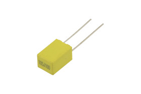 Kondensator; poliestrowy; MKT; 1uF; 100V; 5%; 6x7,5x11mm; 5mm; luzem; -40...+85°C; STcapacitors; RoHS