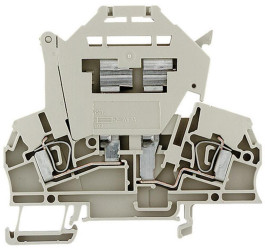 Złączka szynowa bezpiecznikowa Weidmuller poziomy: Pojedynczy 26 → 12AWGZacisk Z raster: 7.9mm 6.3A 60 V AC/DC