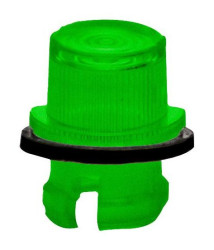 Soczewka LED Bivar krótki odcinek przewodu świetlny Bivar SGLC-3MM-F GN