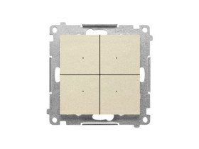 SIMON 55 CONTROL B Nadajnik bateryjny Wi-Fi sterujący bezpośrednio urządzeniami Simon GO możliwość zapisania 28 akcji szampański