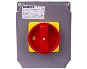 Łącznik krzywkowy awaryjny 32A 2P ATEX Strefa 22(D) w puszce aluminiowej GW70474
