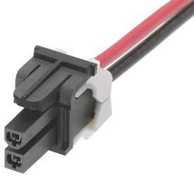 Kabel przewód-płytka, Mini-Fit TPA2, 600 V AC/DC, 9 A, raster: 4.2mm, 1m, Okrągły, Cyna