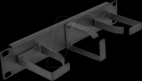 66847 Patch panel, 10", with 3 metal brackets, 1 U