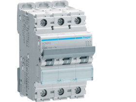 Wyłącznik nadprądowy C 2A 3P 10kA NCN302 HAGER