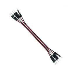 ZESTAW KABLI 5-szt WTYK-WTYK MĘSKO-MĘSKI PIN POJEDYNCZY. /154