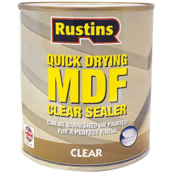 Rustins MDFS500 Quick Drying MDF Sealer Clear 500ml