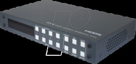 HD44ML MAXTRACK 4x4 HDMI Matrix, 4K HDR + Audio Extraction