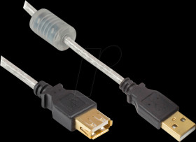 2511-3TQ USB 2.0 extension, A male to A female, 3 m