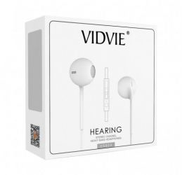 SLUCHAWKI Z MIKROF. VIDVIE HS604 BIALE