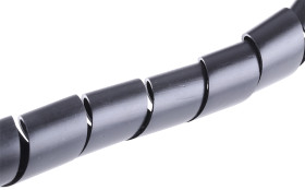 Spiralna owijka kablowa Czarny zakres 15mm -40°C → +100°C. Thomas & Betts Polietylen