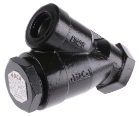 Filtr siatkowy typu Y, Stal węglowa, Powietrze, olej, woda, 1cal, BSP