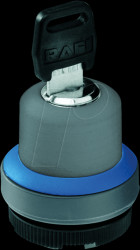 1.30.275.101/0100 FS+ 22 - key-operated switch - round, black, 2x40°