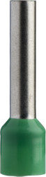 Insulated wire end ferrule, 6.0 mm², 26 mm long, NF C 63-023, green, DZ5CE063