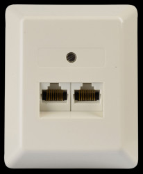 1-622.02.5.01 ISDN connection socket, surface-mounted