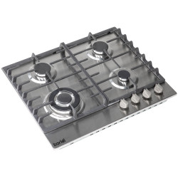 Baridi DH225 Gas Hob with 4 Cooking Zones 60cm - Stainless Steel