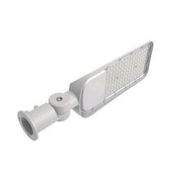 Oprawa, lampa uliczna LED SMD 150W 17220lm 6500K IP65 szara z regulowanym uchwytem barwa CW biała zimna V-TAC SAMSUNG VT-169ST-N