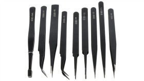 Zestaw Pęset Precyzyjnych Tweezers-Set/1 9Szt.