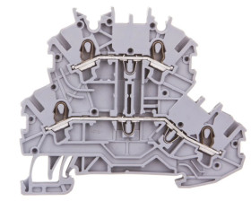 Złączka szynowa 2-piętrowa L/L 1mm2 szara 2000-2201 TOPJOBS