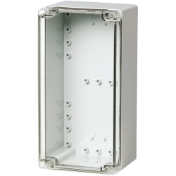 Fibox 7022781 PCT 12x24x10cm Enclosure, PC Clear transparent cover