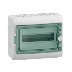 Rozdzielnica 1x12 natynkowa Mureva IP65 MRV-1-12-NT-T drzwi transparentne 13431