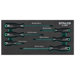 Zestaw wkrętaków Phillips 6elem. S2 EVA STALCO S-12646