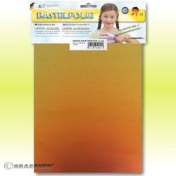 Folia samoprzylepna Oracover Orastick Magic 525-102-B (D x S) 300 mm x 208 mm czerwony, złoty