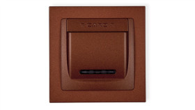 Deco Łącznik Hotelowy Brązowy Metalik 9Dsh-1