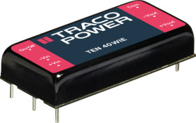 TEN 40-2425WIE DC/DC converter TEN 40WIE, 40 W, 9-36/±24.0 VDC, DIP package