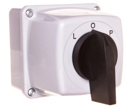 Łącznik krzywkowy L-0-P 3P 25A IP44 Łuk E25-43 w obudowie 952542