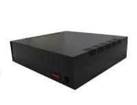 T266 Obudowa metalowa T-266 wymiary: 260 x 65 x 240 mm - czarna - wentylacja