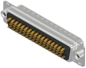 D-Sub plug, 50 pole, standard, equipped, straight, solder cup, 163A11309X