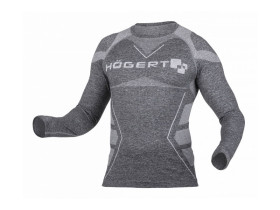 OSTE bezszwowa koszulka termiczna kolor grafitowy XL-2XL HT5K392-XL-2XL HOEGERT