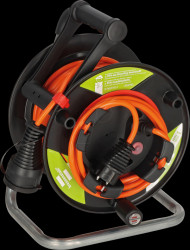 1148500 Garant Garten Bretec cable reel, IP44, 23+2-m cable
