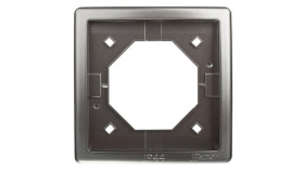 Simon Basic Standard Ramka Bryzgoszczelna Pojedyncza Ip44 Z Uszczelką Stal...