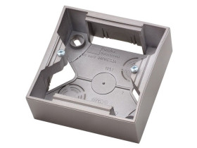 IMPRESJA Puszka instalacyjna 1 pojedyncza naścienna 32mm tytan PNP-1Y/23 OSPEL