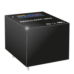 Zasilacz impulsowy nap. wyjściowe: 5V dc 3.5W 700mA 1 wyjście nap. wejściowe: 85 → 305V ac Do montażu na płytce