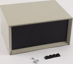 Steel/aluminum enclosure, (L x W x H) 203 x 152 x 102 mm, beige, IP32, 1426M