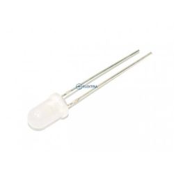 dioda LED 5mm 2-kolorowa czerwony/zielony matowa.