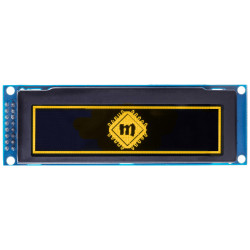 Wyświetlacz OLED 3,12" 256x64px żółty