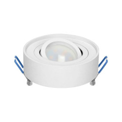 SORMUS R ramka dekoracyjna oprawy punktowej, MR16/GU10 max 50W, regulowana, okrągła, biała,AD-OD-6169/W