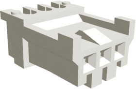 Złącze IDC 3-pinowe raster: 2.5mm Żeński Montaż na kablu TE Connectivity