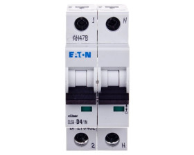 Wyłącznik nadprądowy 1P+N D 4A 6kA AC CLS6-D4/1N-DP 270462